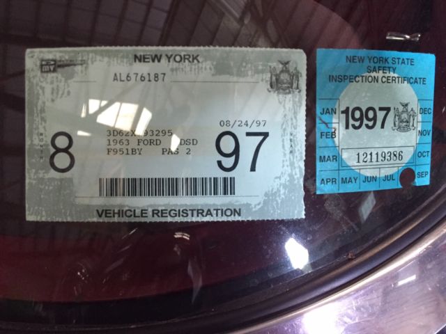 1963 Black Ford Galaxie