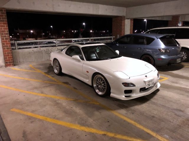 1994 White Mazda RX-7 Coupe