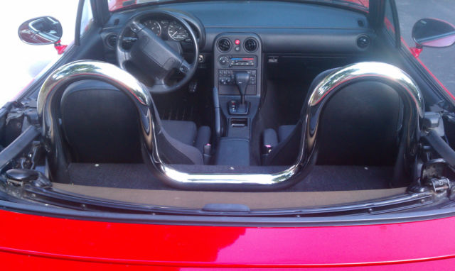 1990 Red Mazda MX-5 Miata Convertible