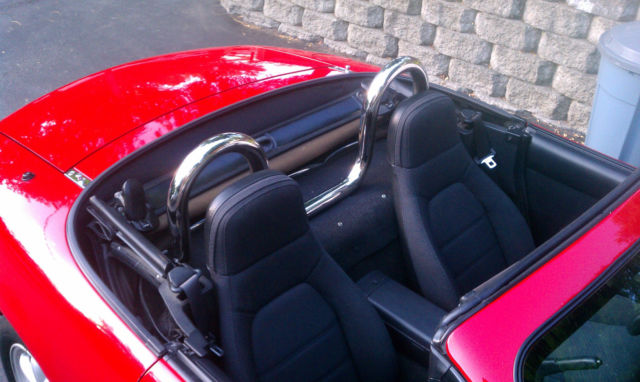 1990 Red Mazda MX-5 Miata Convertible