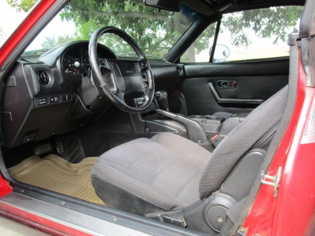 1990 Red Mazda MX-5 Miata Convertible