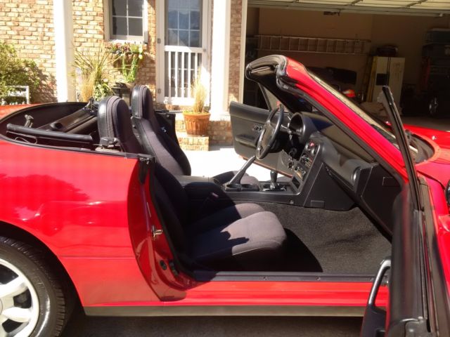 1991 Red Mazda MX-5 Miata Convertible