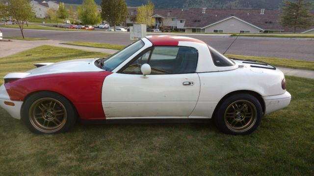 1991 Green Mazda MX-5 Miata Convertible