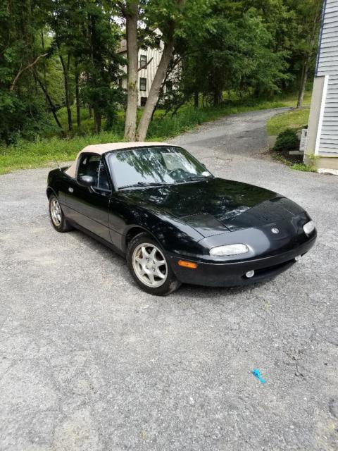 1994 Black Mazda MX-5 Miata Convertible