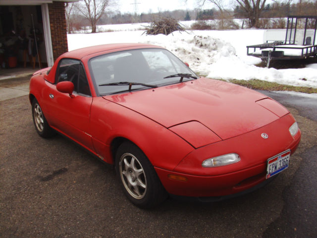 1994 Red Mazda MX-5 Miata Convertible