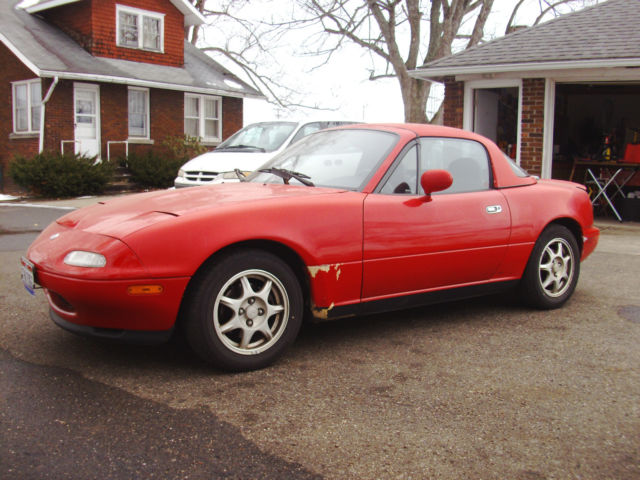 1994 Red Mazda MX-5 Miata Convertible