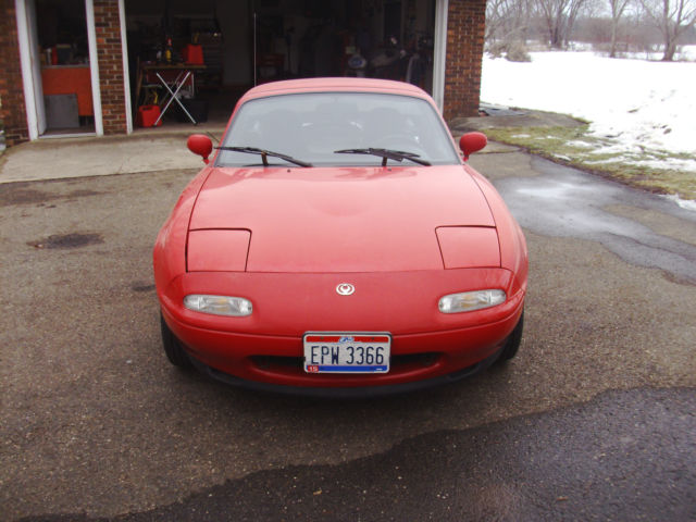 1994 Red Mazda MX-5 Miata Convertible