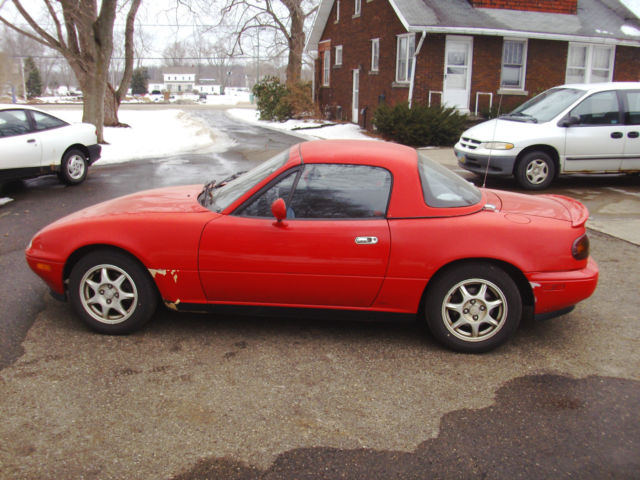 1994 Red Mazda MX-5 Miata Convertible