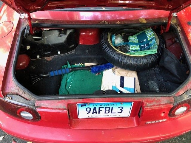 1991 Red Mazda MX-5 Miata Convertible