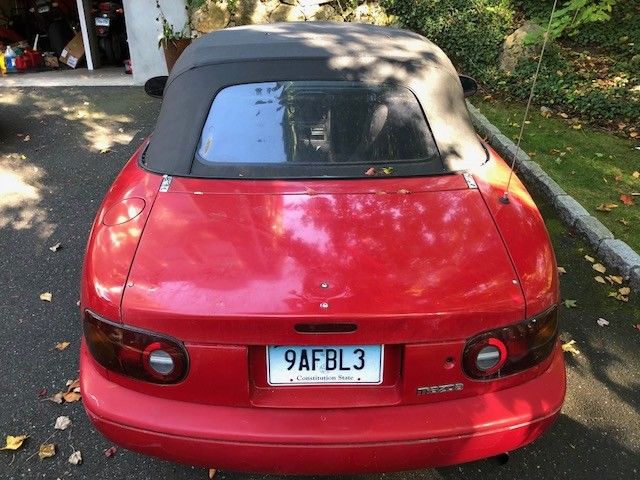 1991 Red Mazda MX-5 Miata Convertible