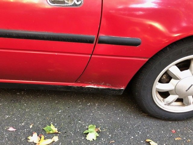 1991 Red Mazda MX-5 Miata Convertible