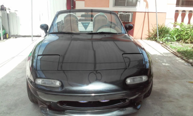 1991 Red Mazda MX-5 Miata Convertible