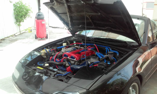 1991 Red Mazda MX-5 Miata Convertible