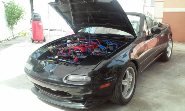 1991 Red Mazda MX-5 Miata Convertible