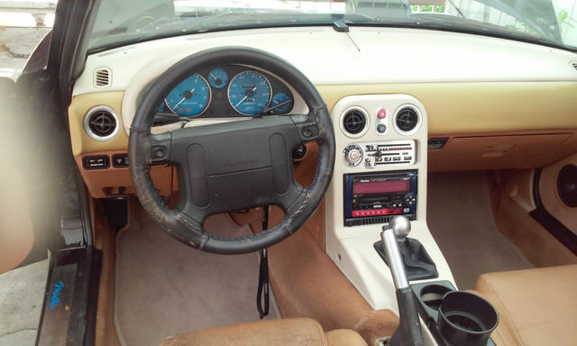 1991 Red Mazda MX-5 Miata Convertible