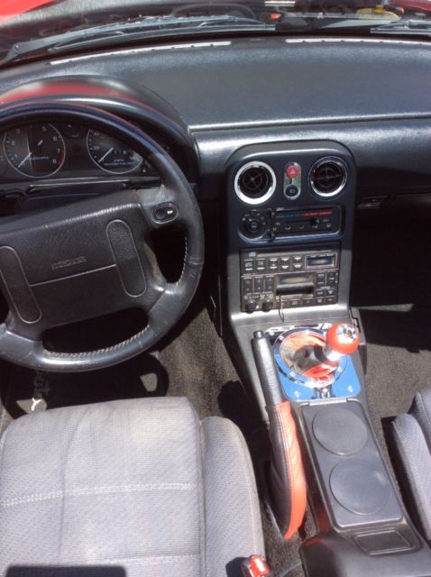1990 Red Mazda MX-5 Miata