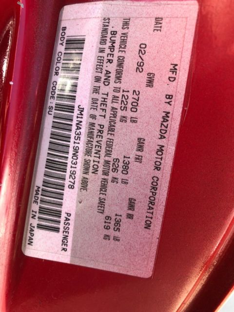 1992 Mazda MX-5 Miata