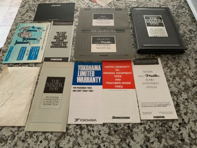 1990 Red Mazda MX-5 Miata Convertible