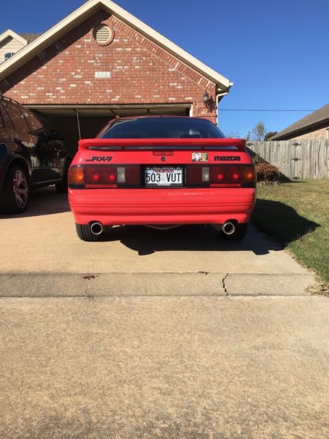 1991 Red Mazda RX-7 Coupe