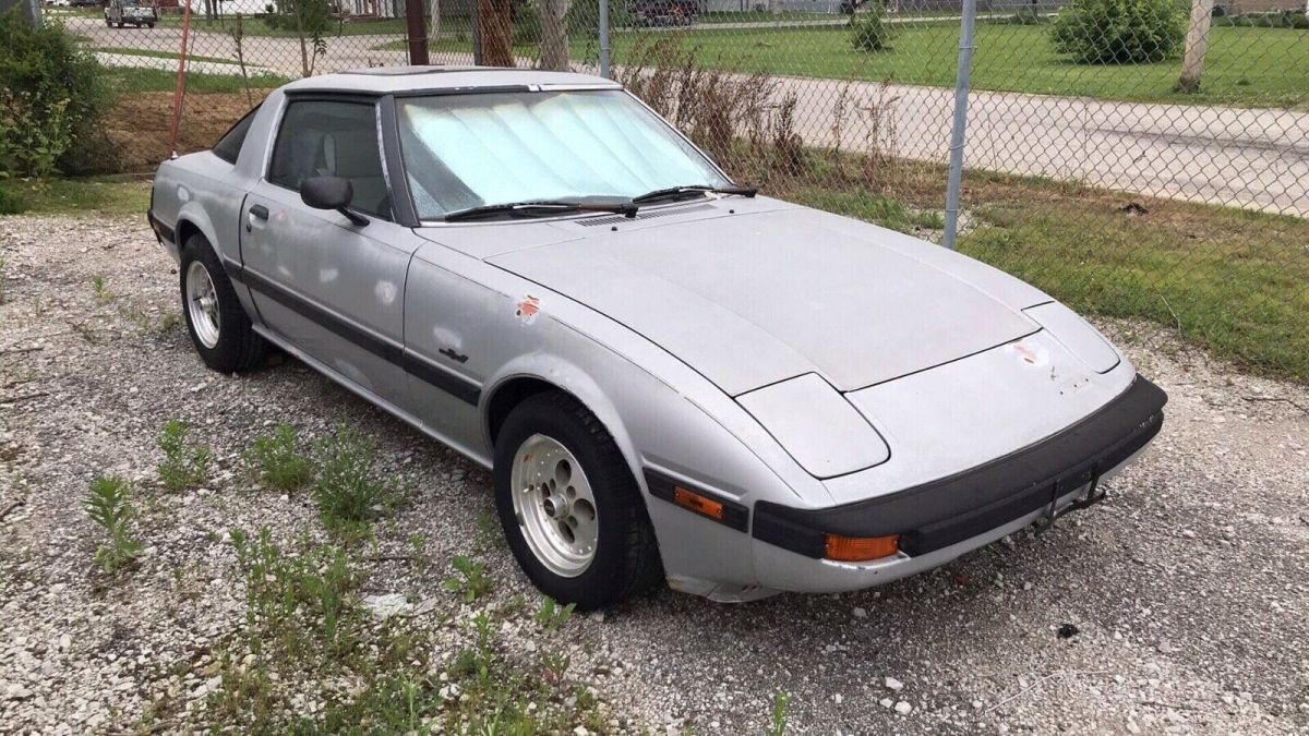 1985 Sunbeam Silver Mazda RX-7 Coupe