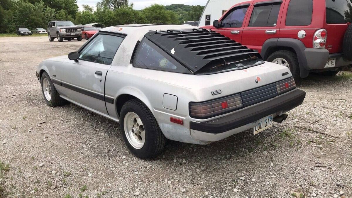 1985 Sunbeam Silver Mazda RX-7 Coupe