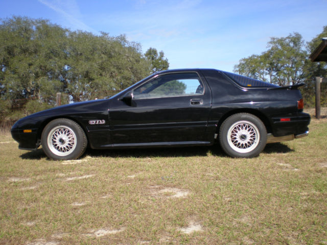 1990 Black Mazda RX-7 Hatchback