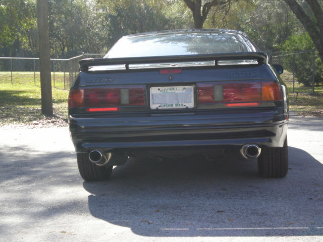 1990 Black Mazda RX-7 Hatchback