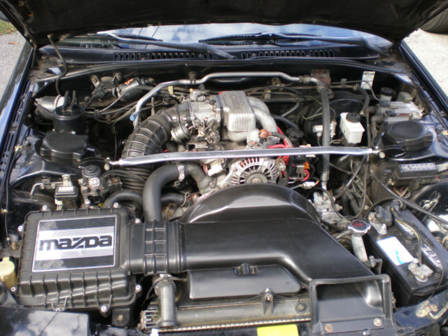 1990 Black Mazda RX-7 Hatchback