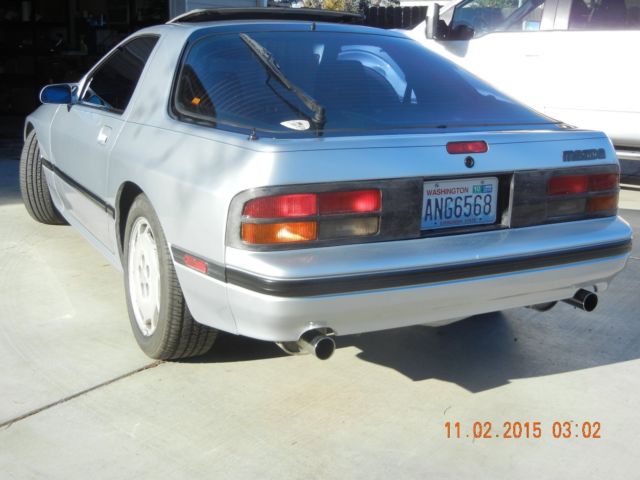 1987 Silver Mazda RX-7 Hatchback