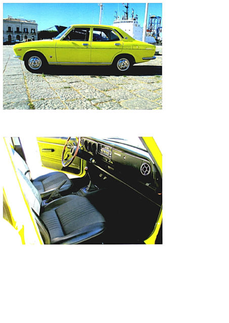 1972 Yellow Mazda RX-2 Sedan