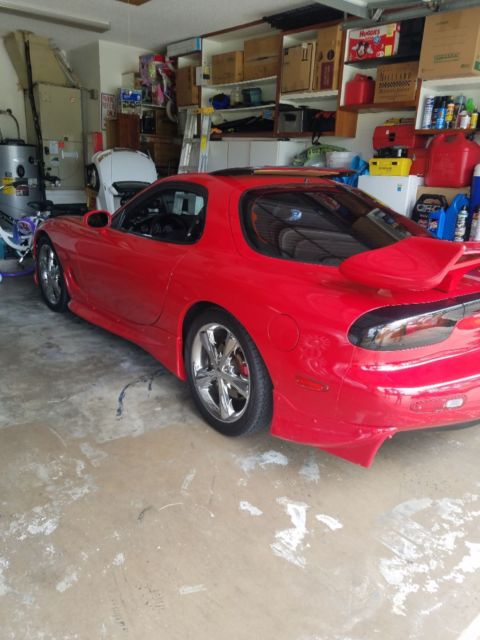 1993 Red Mazda RX-7 Coupe
