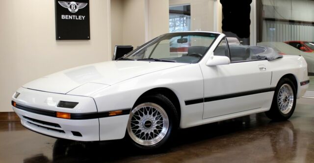 1988 White Mazda RX-7 Convertible