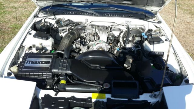 1988 White Mazda RX-7 Convertible