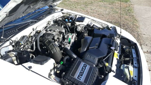 1988 White Mazda RX-7 Convertible