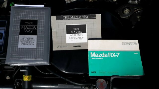 1988 White Mazda RX-7 Convertible