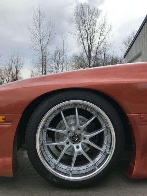 1990 Orange Mazda RX-7 Coupe