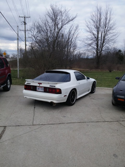 1988 White Mazda RX-7 Coupe