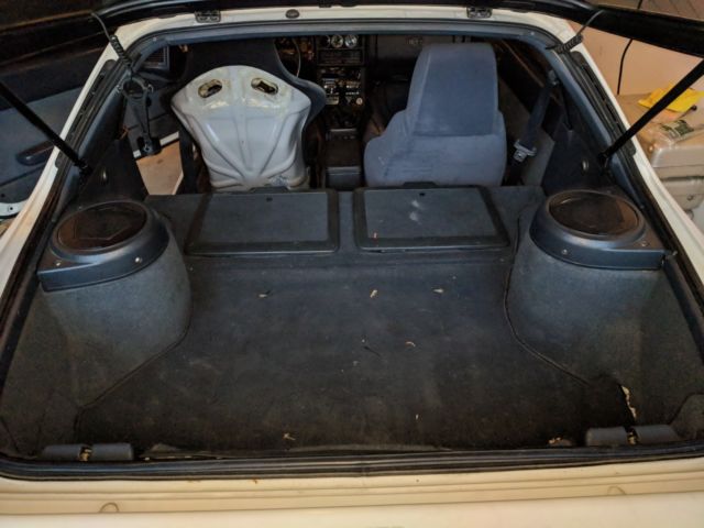 1988 White Mazda RX-7 Coupe