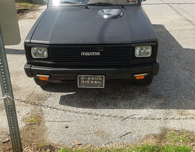 1984 Black Mazda B-Series Pickups Standard Cab Pickup