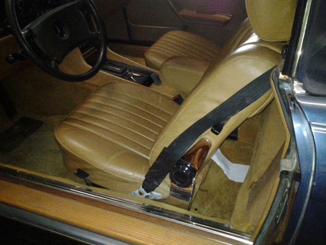 1983 Blue Mercedes-Benz SL-Class Convertible