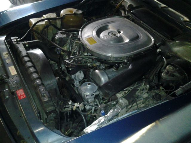 1983 Blue Mercedes-Benz SL-Class Convertible