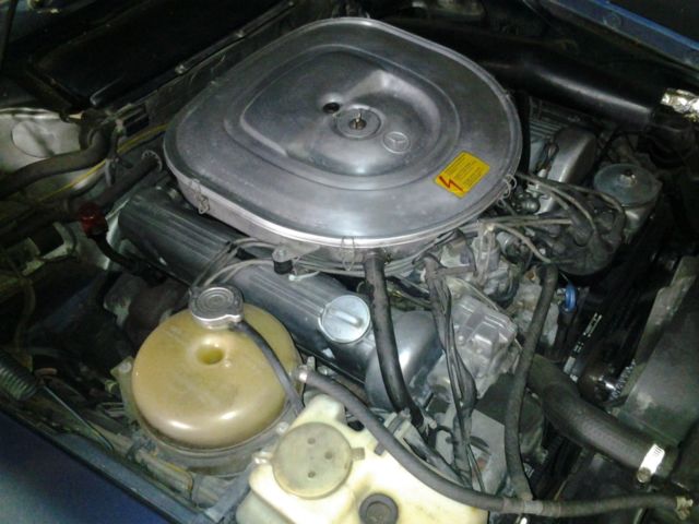 1983 Blue Mercedes-Benz SL-Class Convertible