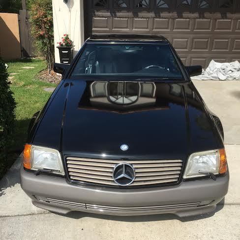 1994 Black/Grey lower panels Mercedes-Benz 500-Series Convertible w hardtop