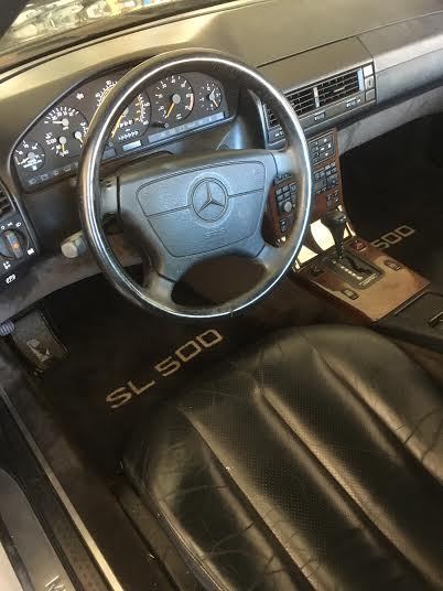 1994 Black/Grey lower panels Mercedes-Benz 500-Series Convertible w hardtop