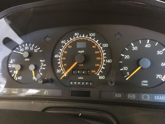 1994 Black/Grey lower panels Mercedes-Benz 500-Series Convertible w hardtop