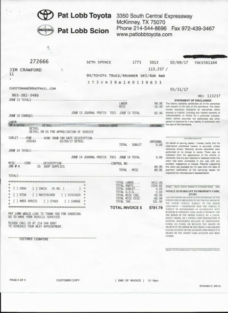 1994 maroon Toyota 4Runner SUV