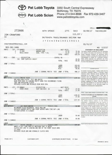 1994 maroon Toyota 4Runner SUV