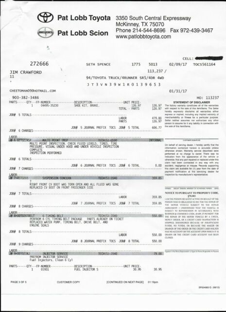 1994 maroon Toyota 4Runner SUV