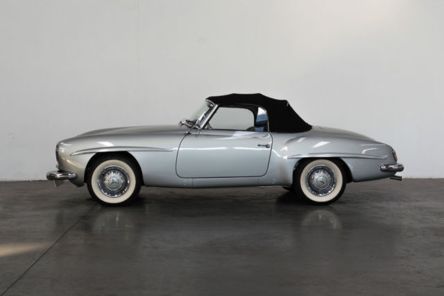 1955 Silver Mercedes-Benz 190-Series Convertible
