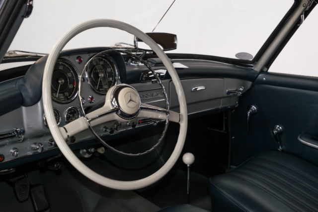 1955 Silver Mercedes-Benz 190-Series Convertible